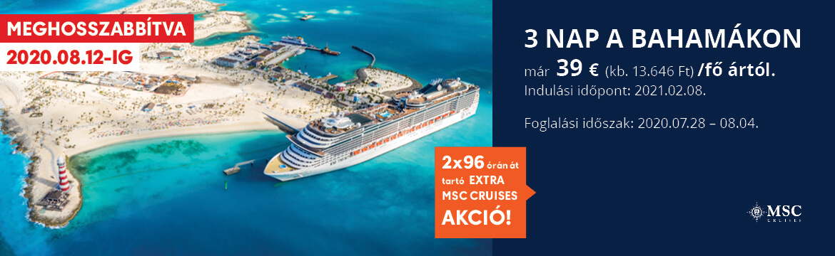 2x96 órán át tartó extra msc cruise akció 2x96 órán át tartó extra msc cruise akció - www.neckermann.hu