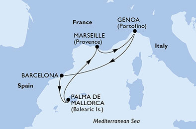 2x96 órán át tartó extra msc cruise akció MSC Grandiosa - 169 € -tól - www.neckermann.hu