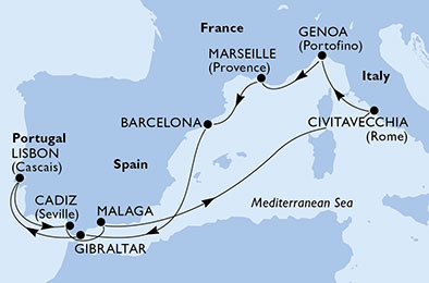 2x96 órán át tartó extra msc cruise akció MSC Magnifica - 669 € -tól - www.neckermann.hu