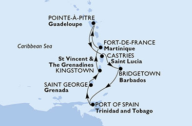 2x96 órán át tartó extra msc cruise akció MSC Poesia - 199 € -tól - www.neckermann.hu